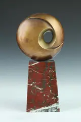 Dorothy Abbott, Untitled, Bronze on stone base - Height with base: 13 in