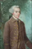 B. Small, Portrait of John Hancock, Oil on ivorine
