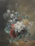 Hendrik Reekers, Floral Still Life, FLORAL STILL LIFE, watercolor