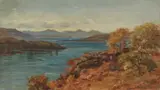 Colin Hunter, The Hills of Skye from Loch Duich, Oil on canvas