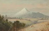 E.G. Edwards, LAKE TAUPO and MT, Oil on board