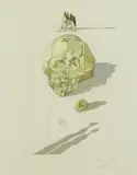 UGOLINO AND RUGGIERI from "THE DIVINE COMEDY" by Salvador Dalí, Color lithograph, sold Apr 2014