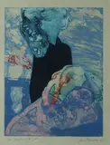 Cristina Santander, For Repate, Color etching