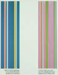 Gene Davis, Thirty-Fourth Biennial of Contemporary American Painting, Exhibition poster