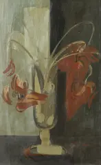 Antoine Borel, Bouquet, Oil on canvas