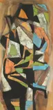 Gustav Trois, THE BLACK TABLE, identied and titled on label verso, Oil on canvas