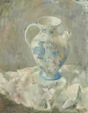 Gustav Trois, Delftware Jug, Oil on canvas