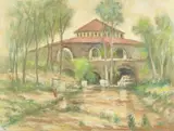 Gustav Trois, Glen Echo Maryland, Oil on canvas