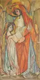 Gustav Trois, Madonna, Oil on canvas