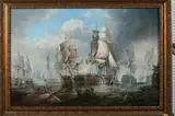 Robert Trenaman Back, Battle of Trafalgar, 1805, Oil on canvas