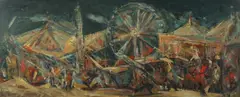 Jefferson Tester, Carnival, Oil on board