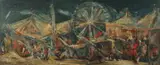 Jefferson Tester, Carnival, Oil on board