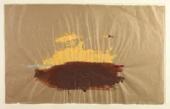 Helen Frankenthaler, Orient Express #5, Acrylic and collage