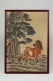 Anonymous, Horse, Ink and color on silk