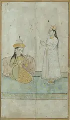 Figures by Anonymous, Ink and color on paper, sold Jun 2014