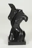 Felix Perdomo, Female Nude Torso, Black marble - Height: 23 1/2 in