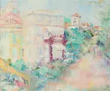 Patricia Demers, French Riviera, Oil on canvas