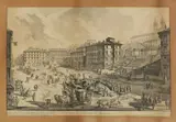 Giovanni Battista Piranesi, Veduta di Piazza di Spagna, Engraving