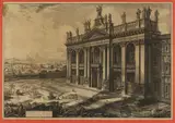 Veduta della Facciato della Basilica di S by Giovanni Battista Piranesi, Etching, sold Jun 2014