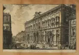 Veduta del Palazzo fabbricato sul Quirinale per le Segreterie de Brevi e della Sacra Consulta by Giovanni Battista Piranesi, Etching, sold Jun 2014