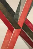 Emanoel Araujo, Black and Red Intersection, Color woodblock print - Plate: 40 in. x 26 in