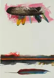 Al Lostetter, Horizontal Feather Art, Watercolor