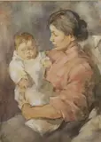 Clara Klinghoffer, Untitled, watercolour 35 x 25cm