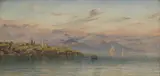 John Brett, Untitled, oil on canvas 38 x 76cm
