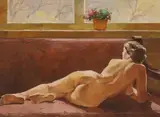 Sergei Menyayev, Untitled, oil on canvas 59 x 79cm