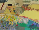 Chloe Fremantle, Untitled, acrylic on canvas 84.5 x 109cm