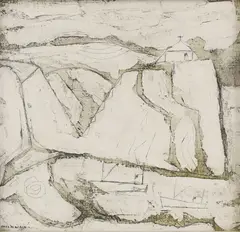 Padraig Mac Miadhachain, Untitled, oil on board 22 x 23cm
