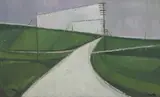 Robert Hunter, Untitled, oil on board 30.3 x 49cm Provenance: With Austin Desmond Fine Art
