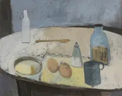 Simon Quadrat, Untitled, oil on board 50 x 62cm