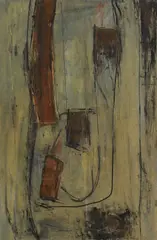 Untitled by Robert Sadler, oil on board 76.5 x 51cm Provenance: With King St Gallery, sold Apr 2023