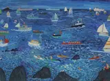 Untitled by Alan Furneaux, oil on canvas 76 x 101.5cm, sold Apr 2023
