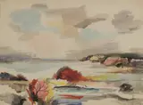 Rowland Suddaby, Untitled, pen and ink and watercolour 42 x 54cm