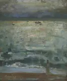 Frederick Cuming, Untitled, oil on board 24 x 20cm Exhibited: Leonie Jonleigh Studio