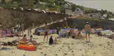 Ken Howard, Untitled, oil on canvas 30.5 x 61cm Exhibited: Brian Sinfield Gallery