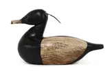 Guy Taplin, Untitled, carved and painted driftwood and metal 11cm wide 19cm deep 11cm high