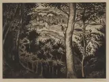 C. R. W. Nevinson, Untitled, Christopher R W Nevinson ARA (1889-1946) 'Marlow' etching and drypoint