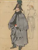Alexandre Benois, Untitled, pencil
