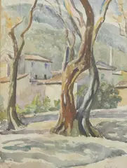 Roger Fry, Untitled, watercolour 41 x 31.5cm
