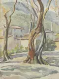 Roger Fry, Untitled, watercolour 41 x 31.5cm