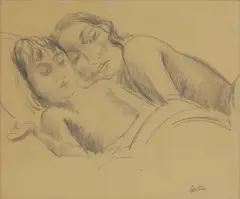 Untitled by Jacob Epstein, pencil 47 x 55.5cm In the early 1920s, sold Apr 2023