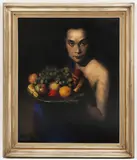 Ernest Neuschul, Untitled, oil on canvas 87.5 x 70cm