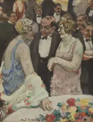 André Chapuy, Untitled, oil on canvas 55 x 46cm