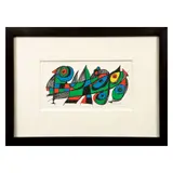 Japón, de la carpeta Miró Escultor by Joan Miró, 1974, Litografía sin número de tiraje, offered Oct 2021