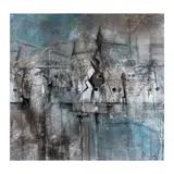 Leticia Morales Bojalil, Ritmos con agua, Mixta sobre tela