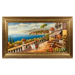 Paisaje mediterráneo by Anónimo, Óleo sobre tela, offered Sep 2021