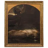 Manuel Ocaranza, URUAPAN, MICHOACÁN 1841-CIUDAD DE MÉXICO, 1882, Óleo sobre tela